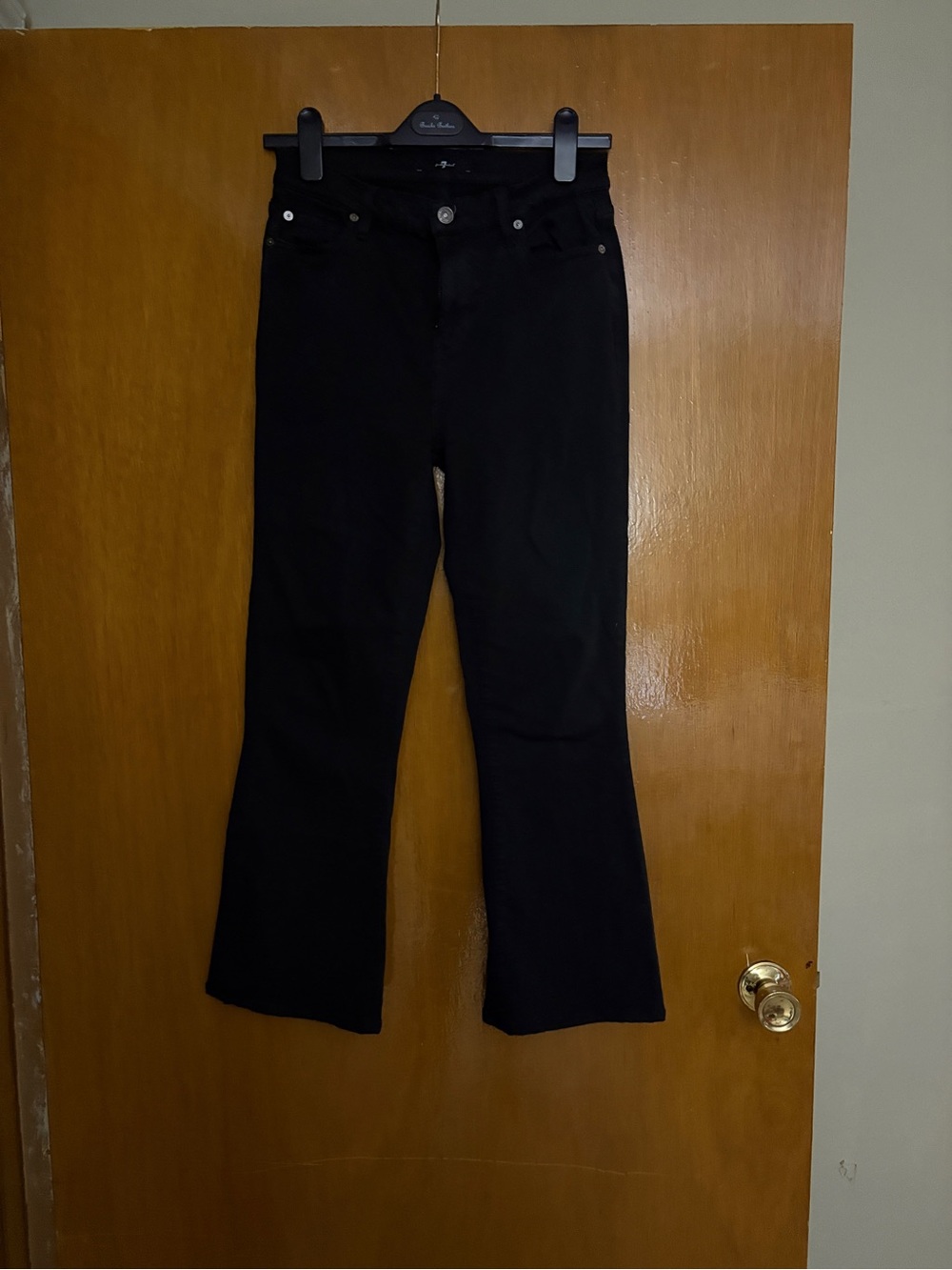 Black Women's Ankle Flare Jeans